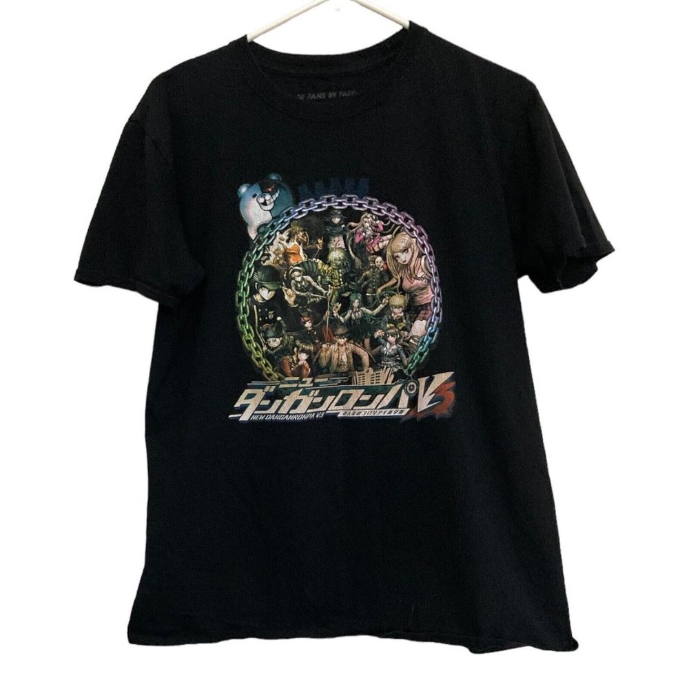 For Fans By Fans Adults Large Black Shirt Short Sleeve Characters Japanese Anime